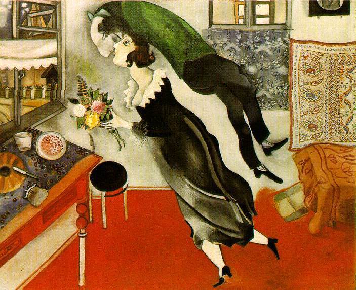 Birthday painting - Marc Chagall Birthday art painting